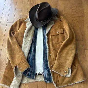 스웨이드 가죽 자켓