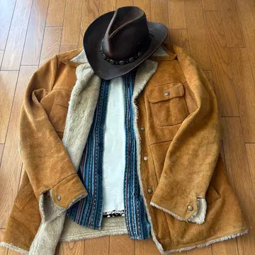 스웨이드 가죽 자켓