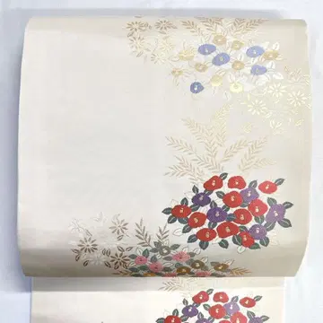 나고야 오비 동백 기모노 오비 022k