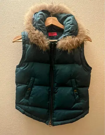 다운 베스트 퍼 상태 깨끗 여성용
