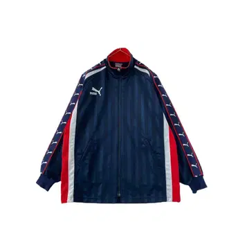 PUMA 트랙 자켓 자수 원 포인트 90s 히트 유니온 일본제