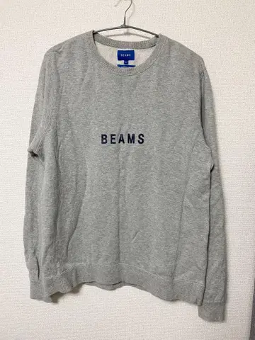 BEAMS 로고 맨투맨 트레이닝복