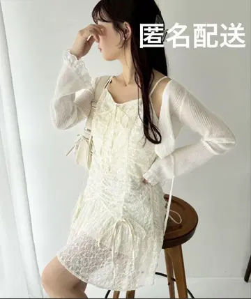 oneafteranother NICECLAUP 드로스트 튜닉 원피스