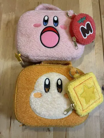 GU 콜라보 커비, 와돌디 파우치 세트 새상품