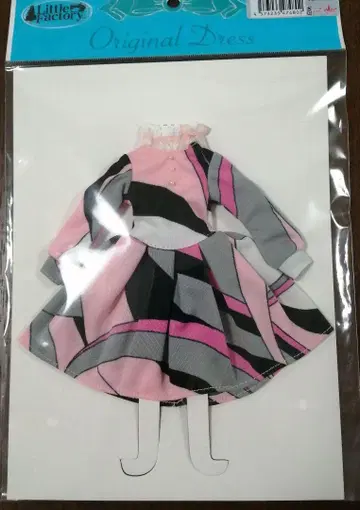 리틀팩토리 27cm 리카짱 캐슬 제니 기하학 패턴 원피스
