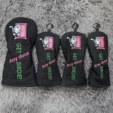4세트 새상품 도라에몽 데님 골프 클럽 헤드커버 135UT