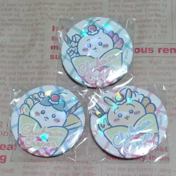 치이카와 마리온 크레이프 캔뱃지 치이카와 하치와레 토끼