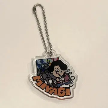 마카로니 연필 미야기 핫토리 지역 한정 키링 아크릴 키링 센다이