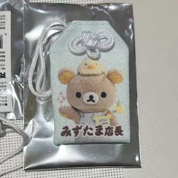 물방울 점장 리락쿠마 스토어 점장 부적 마스코트 긴자 한정판