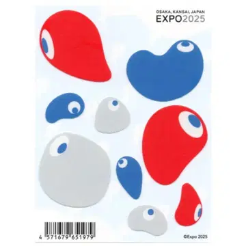 [ 미사용 새상품 ] EXPO2025 VI 어패럴 스티커 Inochi