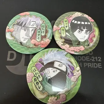 NARUTO 컬렉션 캔뱃지 3개 세트
