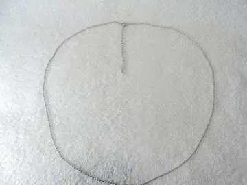 STERLING 실버 각인 있음 볼 체인 목걸이 길이: 약 600mm
