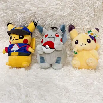 포켓몬 센터 피카츄 봉제 인형 부활절 외 3개 세트