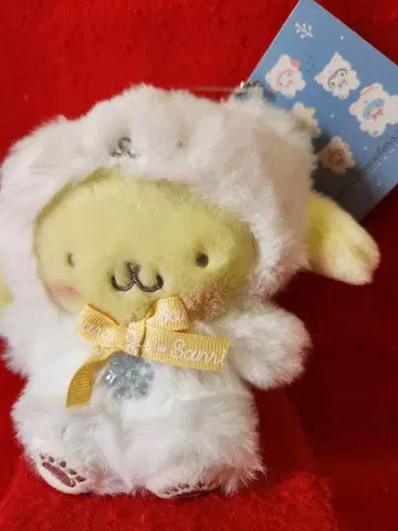 산리오 폼폼푸딩 마스코트 봉제 인형 sanrio