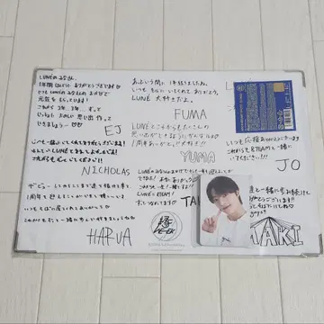 &TEAM 1st Annivesary photo & card