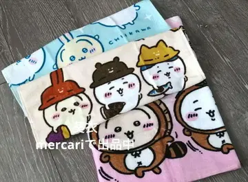 치이카와 (먼작귀) [너구리잖아] 페이스 타월 1개 핸드 타월 2종 세트