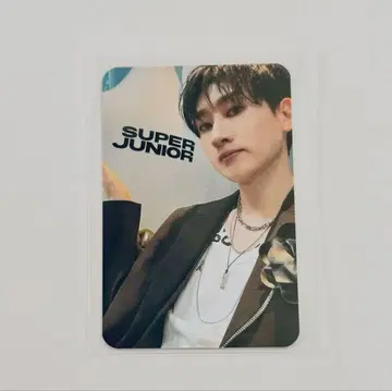 SUPERJUNIOR 럭키 드로우 트레이딩 카드 은혁