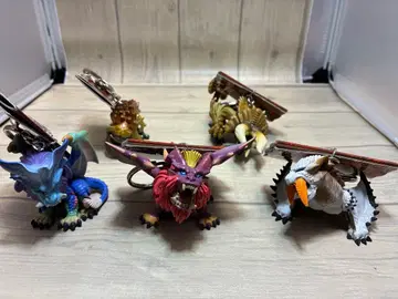 [컴플리트] 몬스터 헌터 피규어 키링 4 전 5체 세트