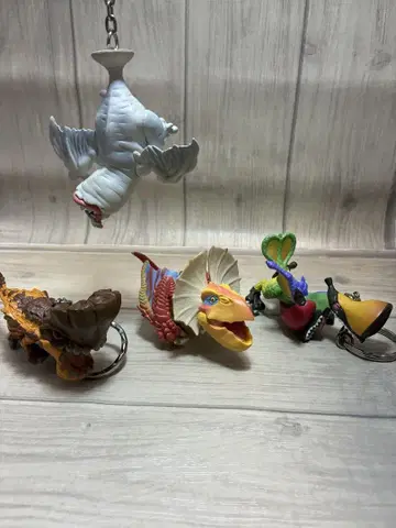 [세트] 몬스터 헌터 피규어 키링 4체