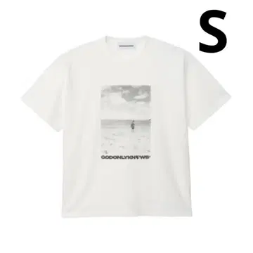 S GOD ONLY KNOWS 포토 SEA 셔츠 WHITE S
