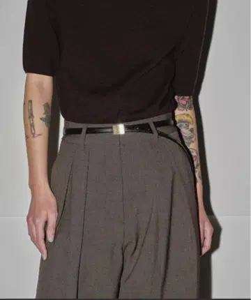 todayful 벨트 스퀘어 Square Plate Belt