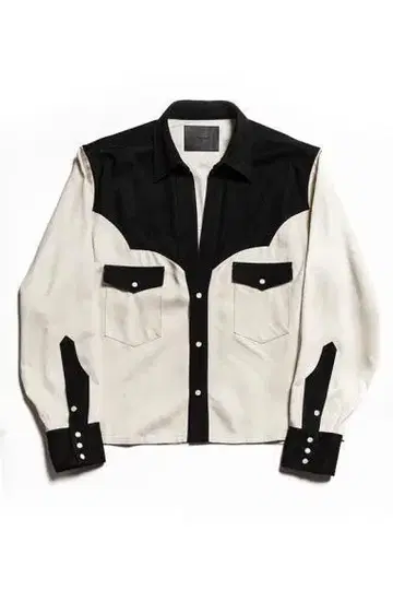 The Letters WESTERN CUTTING SHORT SHIRT