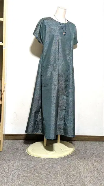 오시마  기모노 리메이크 롱 원피스 825