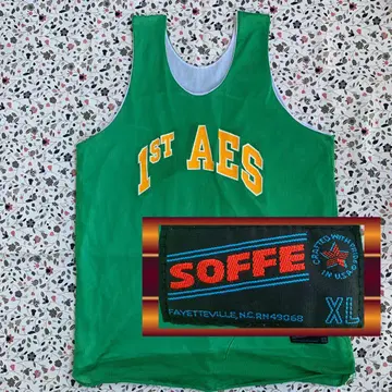 80s USA제 SOFFE 리버서블 넘버링 유니폼 아메카지