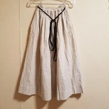 라이 아틀리에 린넨 혼방 롱 스커트