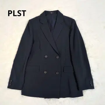 플라스테 트리아세 블렌드 더블 자켓 네이비 워시블 현행