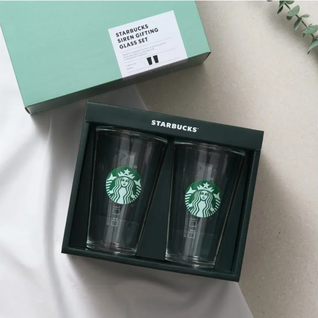 STARBUCKS | 스타벅스 Starbucks Siren Gifting Glass Set (2 pieces) on Bunjang  Global Site.