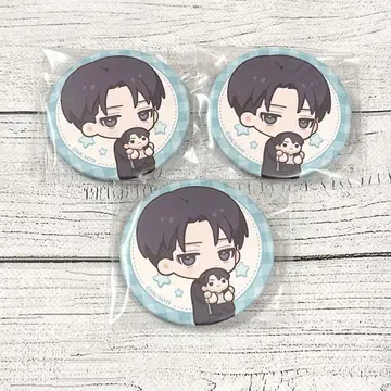 진격의 거인 다꼬 시리즈 리바이 캔뱃지 3개