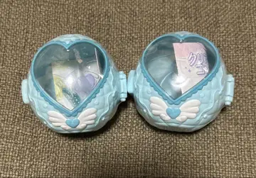 클리어 컴팩트 케이스 캡슐 토이 가챠 타마고 천사 소품함