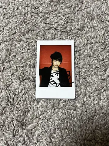마츠오카 타쿠야 MATSUR 친필 사인 폴라로이드