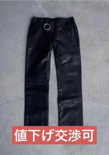 1990sVtg DIRK BIKKEMBERGS 가죽 바지