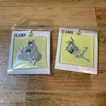 CLAMP전 아크릴 키링 샤오랑&샤오롱 사쿠라