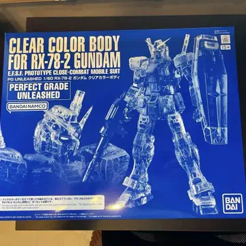 PG UNLEASHED 1/60 RX-78-2 건담 클리어 컬러 바디