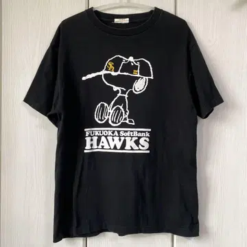 SoftBankHAWKS 스누피 콜라보 T셔츠 소프트뱅크 호크스