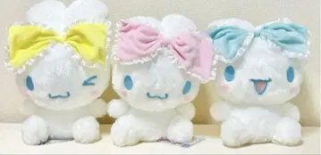 시나모롤 큰 리본 귀 묶음 BIG 봉제 인형 3체 세트