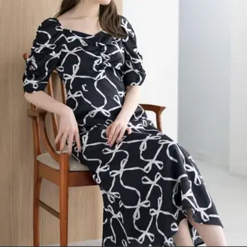 MISCH MASCH 미슈마슈 리본 원피스 리본 원피스