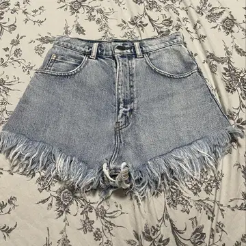 moussy 라이트 블루 숏팬츠