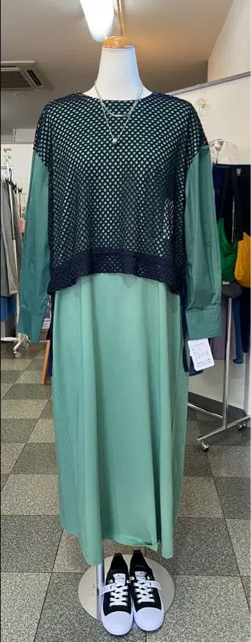 레이어드 스타일 원피스