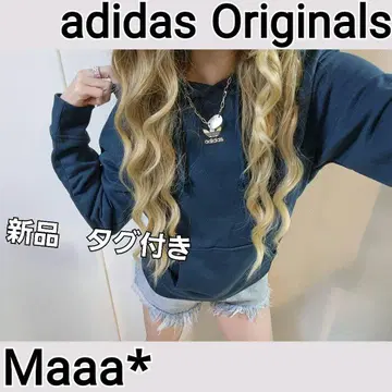 adidas Originals 귀여운 자수 로고 후드티 색감 정말 예쁨