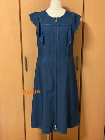엠즈 그레이시 새상품급 데님 라이크 원피스 40