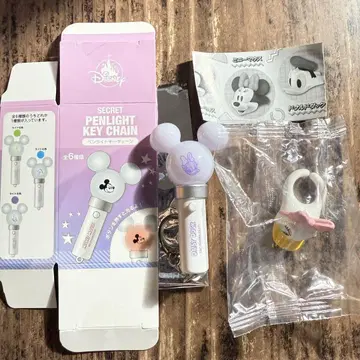 Disney 응원봉 키체인 패션 반지 데이지 세트