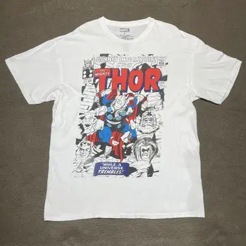 MARVEL 마블 마이티 소 코믹 아트 티셔츠