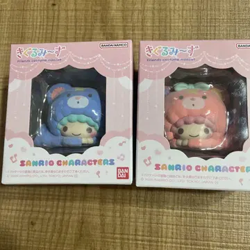 산리오 캐릭터즈 키구루미즈 키키&라라 2종 세트 키키라라