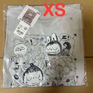 유니클로 UT 팝마트 러브브 T셔츠 라이트 그레이 XS 미개봉 새상품