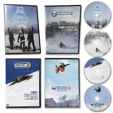 LET'S GO SNOWBOARD! DVD 세트 스노우보드 초심자