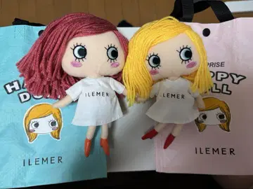 새상품 ILEMER 해피 인형 C와 E 마리